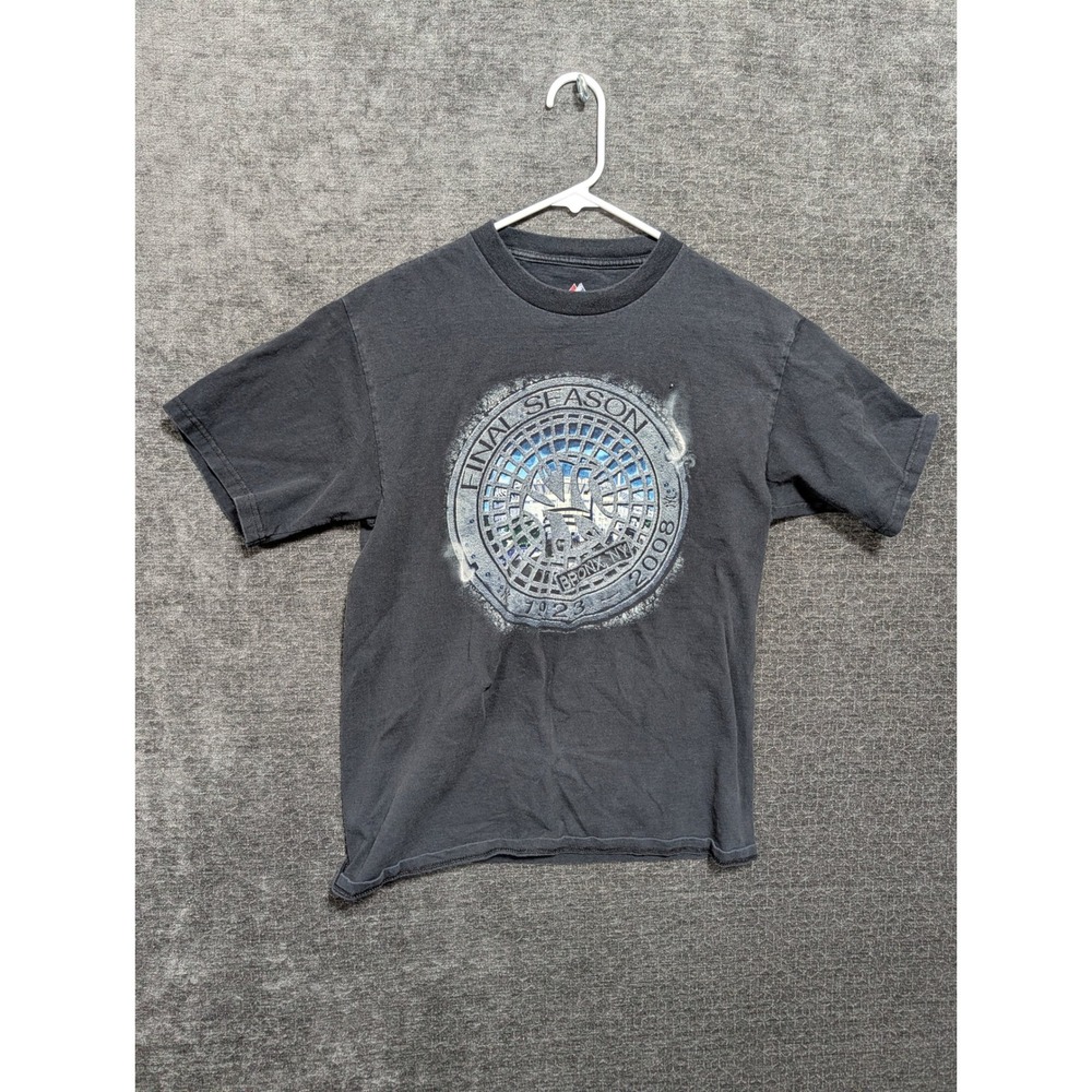 Majestic New York Yankees Final Season 2008 Yankee Stadium T-Shirt Black XL